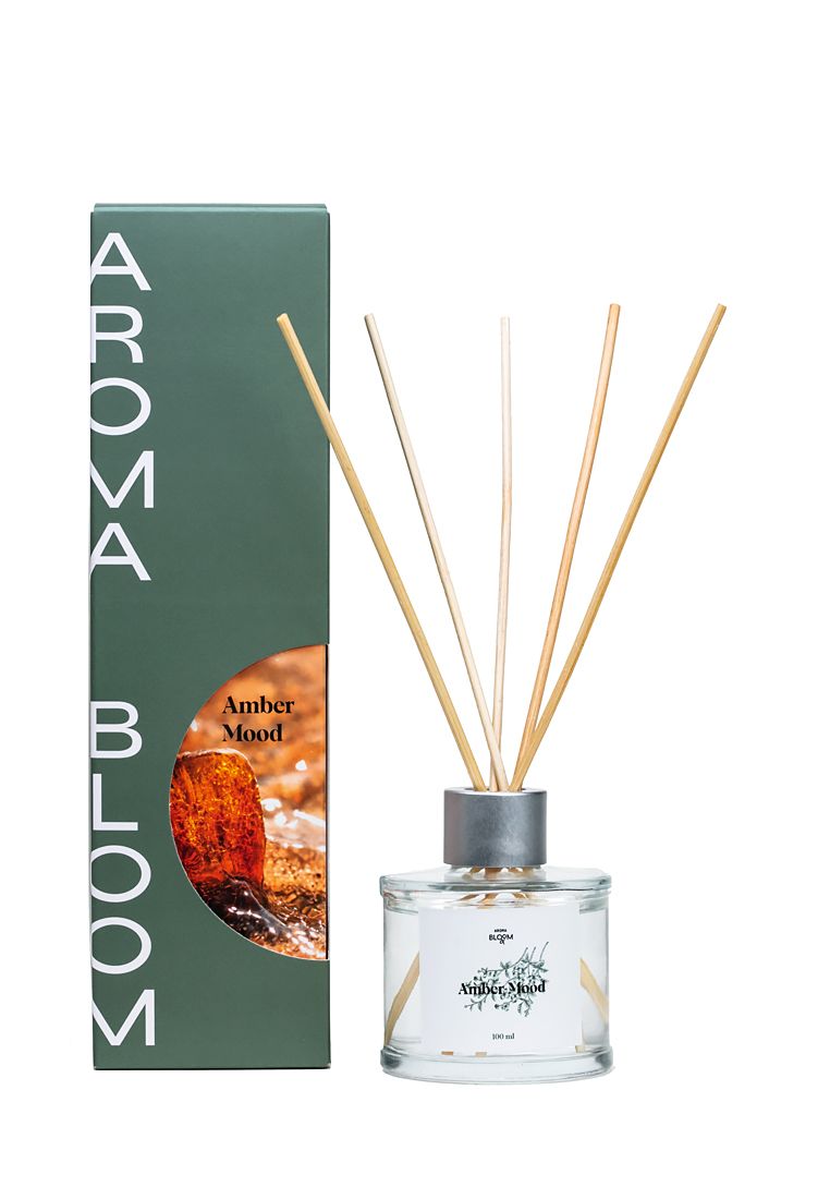 Аромадифузор для дому AROMA BLOOM Amber mood (Амбровий настрій) 100 ml