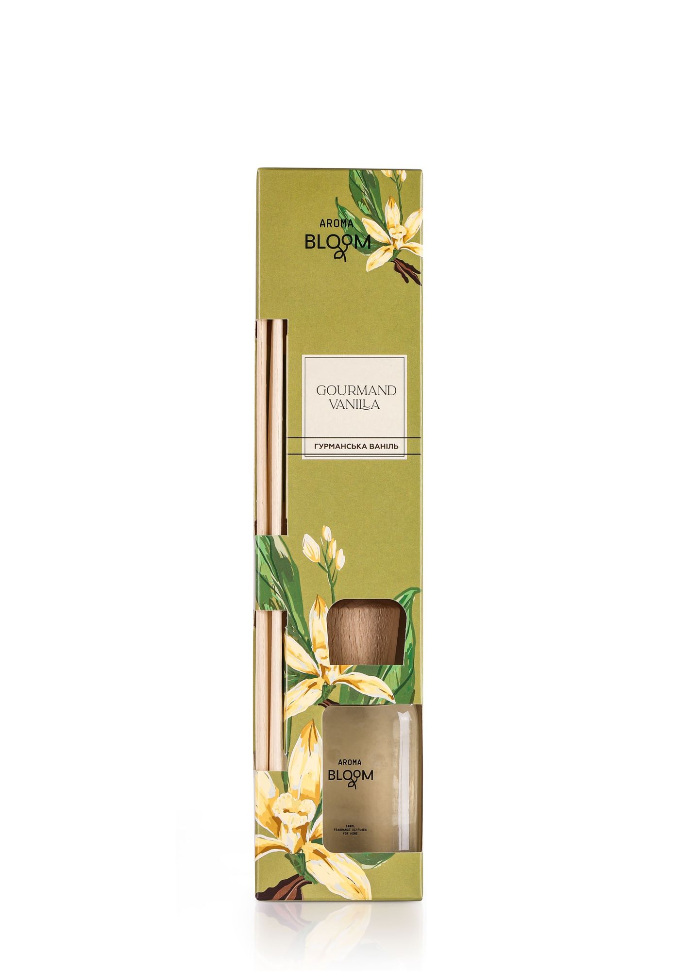 Аромадифузор AROMA BLOOM Gourmand-Vanilla (Гурманська ваніль) 100 ml