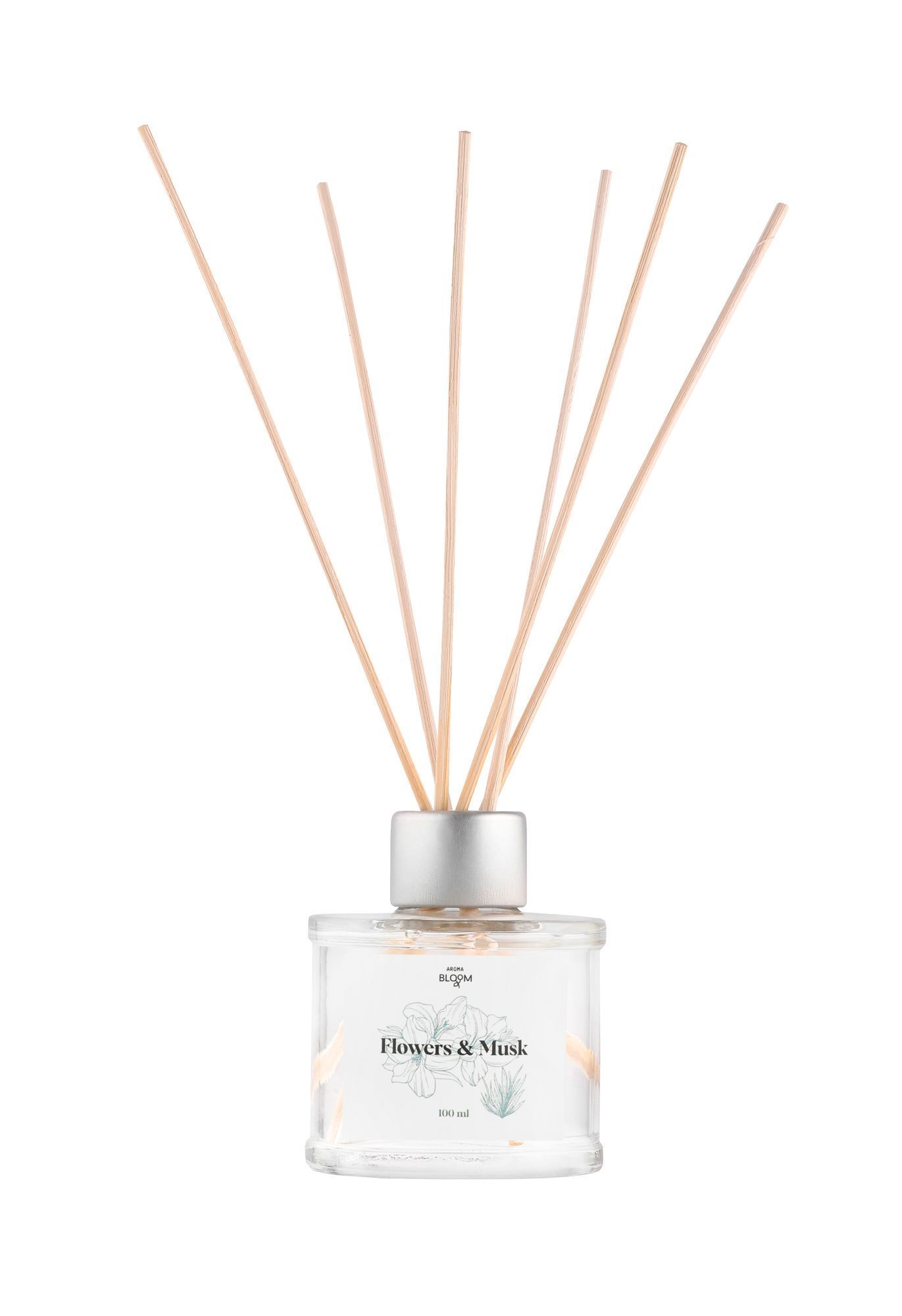 Аромадифузор Bloom Flowers & musk (Квіти та мускус) 100 мл.