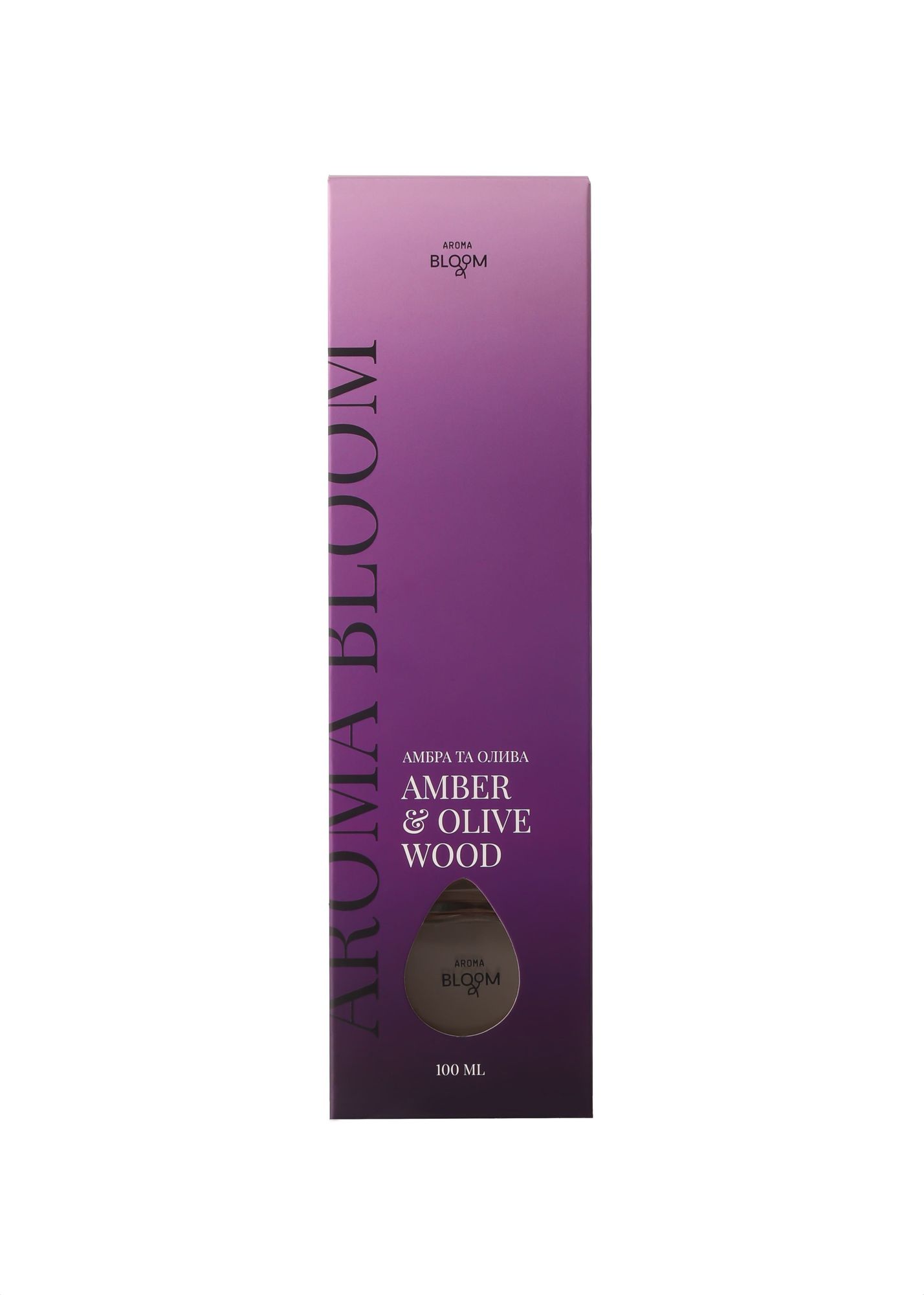 AROMA BLOOM Amber & olive wood (Амбра олива) 100 ml